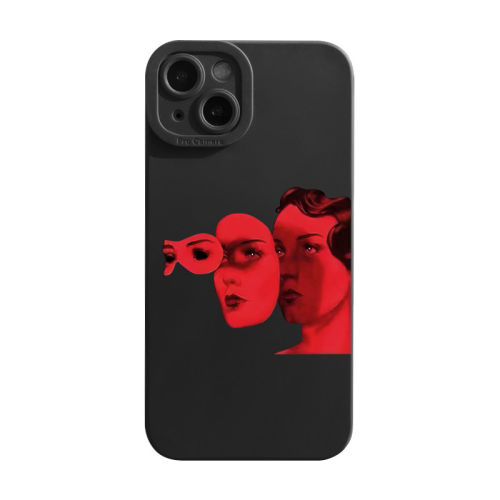 红米K90MAX个性iphone14适用苹果13创意华为PURA90瞳眼小米17ProMax软12手机壳16PLUS欧美潮牌人脸VIVOIQOO15