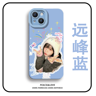 16ProMax适用s50瞳眼苹果15可爱荣耀POWER2比耶鞠婧祎iPhone17手机壳软华为Mate80ins风VIVOY600PRO少女心14
