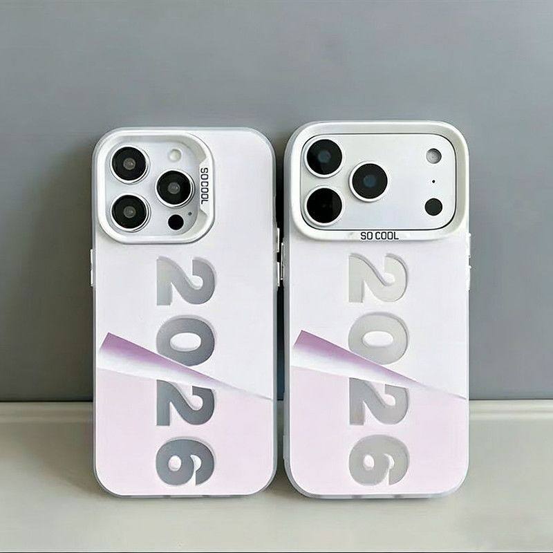 苹果17新款14ProMax硬Nova13翻篇2026手机壳15PLUS彩银一加12创意荣耀500适用iPhone16华为MATE80简约红米K90