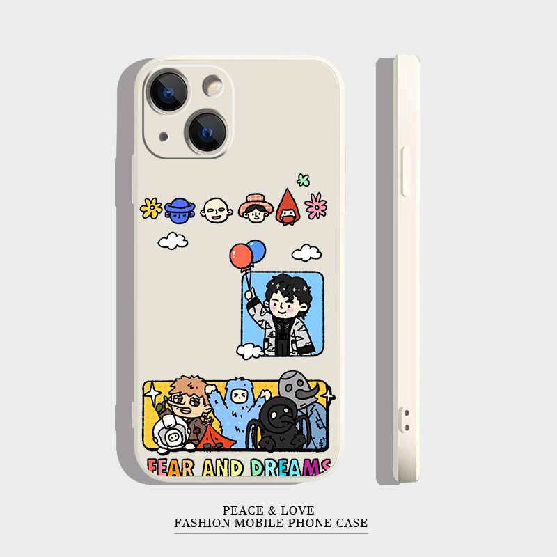 苹果17Air16e英文气球陈奕迅15plus适用iPhone1413pm创意一加ACE5pro手机壳12ProMax软周边VIVOIQOOZ9TUR  BO