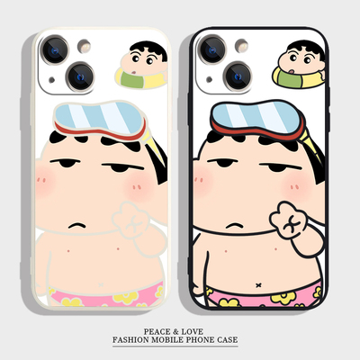 iQOO13比耶小新妮妮iPhone17手机壳14PLUS软华为Nova15适用可爱16ProMax苹果12情侣VIVOy500卡通红米k80Ultra