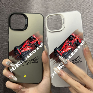 OPPOa58苹果16promax手机壳iQOO12硬方程式赛车法拉利VIVOx100彩银荣耀x50i潮酷华为mate50适用一加13小米15p