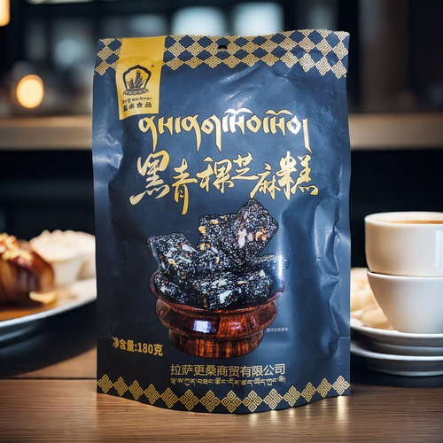 西藏特产黑青稞芝麻糕糖酥核桃仁枸杞红枣坚果休闲零食特产芝麻糕