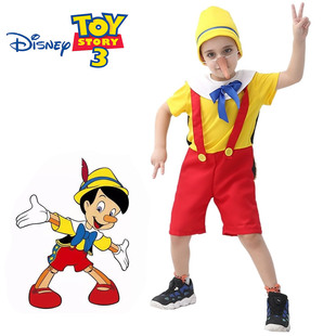 万圣节儿童服装木偶奇遇记匹诺曹迪士尼cosplay衣服幼儿园演出服