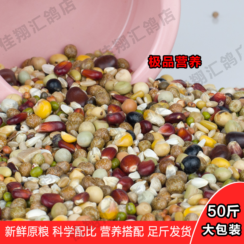天津佳翔鸽粮鸽子粮食幼鸽粮赛飞鸽粮食营养粮育雏粮魔鬼粮下乳粮