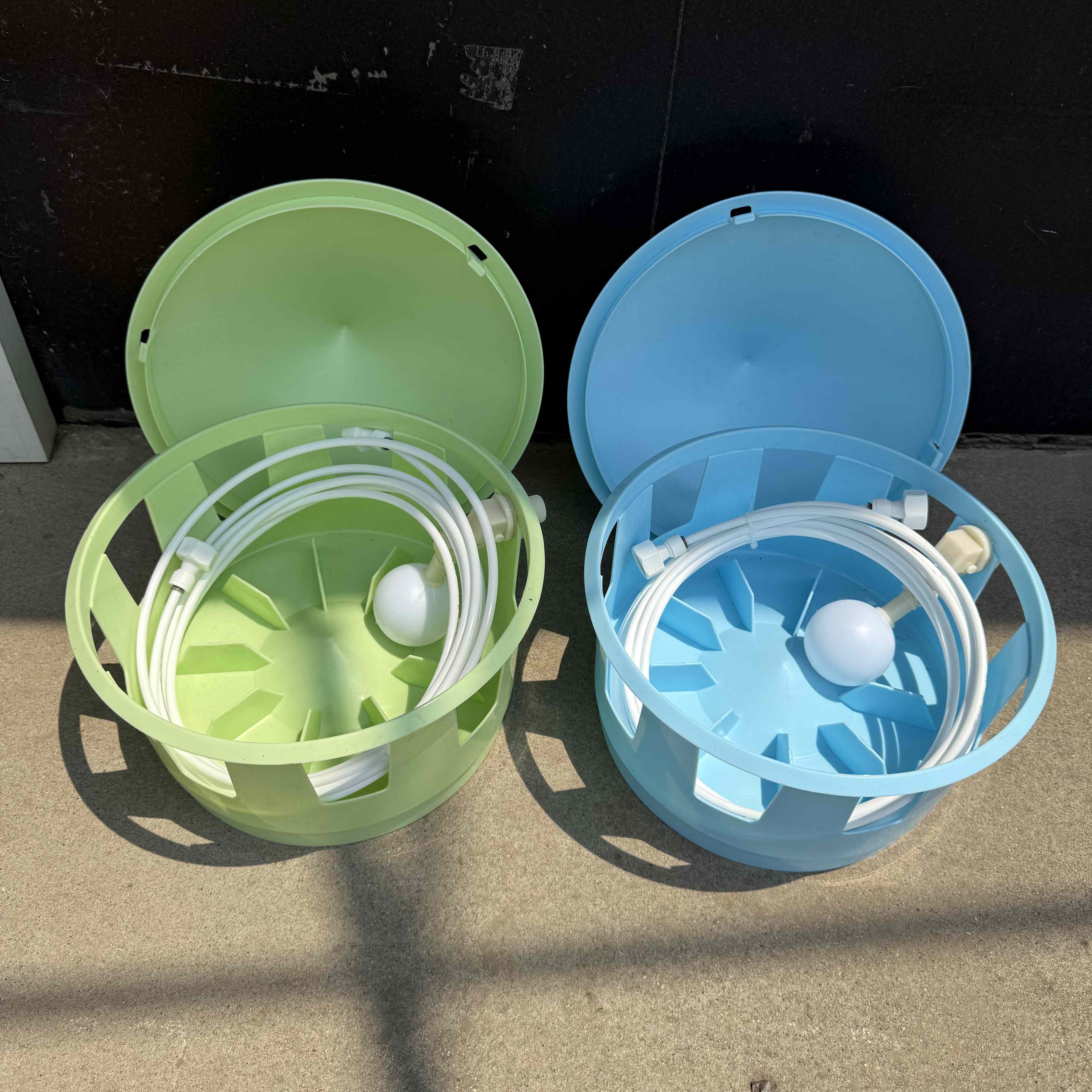 新款九孔鸽子自动饮水器蓄信鸽水壶自动流水水满自停鸽子用品用具