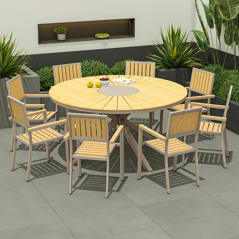 户外塑木桌椅高端高端防水防晒