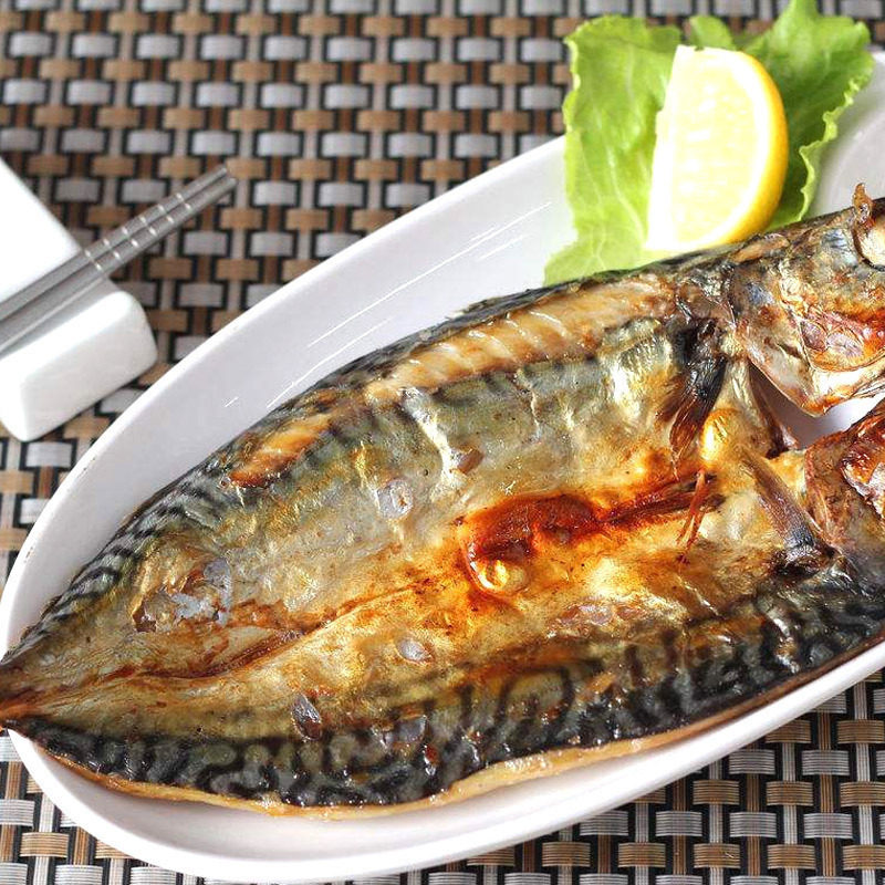 碳烤青花鱼 烧烤鱼熟制加热即食 日料下酒小菜