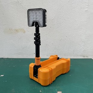 红黄警示强光探照灯35W 抢修升降灯 LED轻便移动灯fw6116 便携式