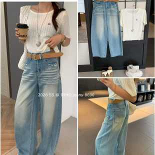 设计感尽显美式 YS1 腔牛仔裤 不挑人不夸张 8690兰 配腰带 DIMO