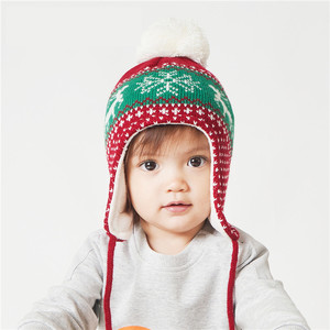 宝宝帽子冬季女可爱超萌儿童雷锋帽男童秋冬护耳帽套头时尚潮婴儿