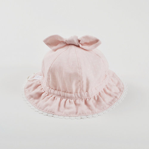 女宝宝防啥遮阳帽春秋款