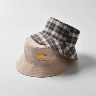 婴儿帽子春秋款渔夫帽男童防晒遮阳帽秋冬季新款可爱洋气儿童帽子