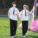 翻领男女学生运动班服制服 短袖 学院风校服套装 春季