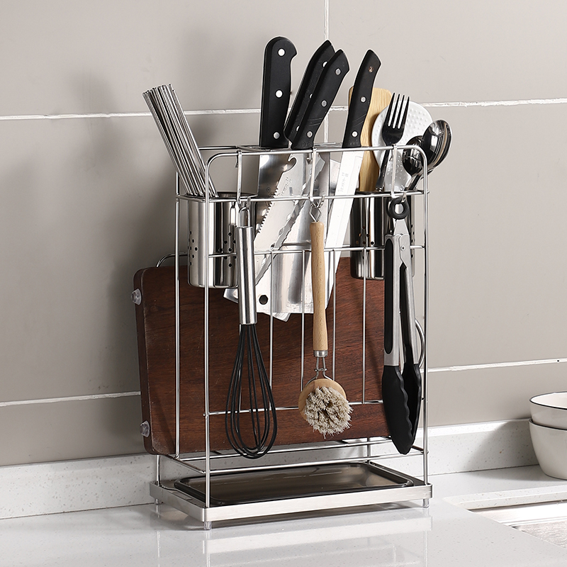 宝丽钻不锈钢中式落地收纳多