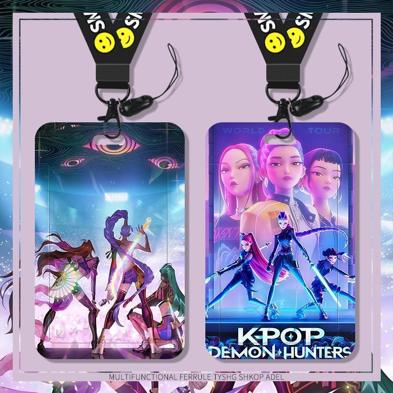 鲁米秦宇周边滑盖卡套饭卡kpop猎魔女团证件保护套公交地铁门禁卡