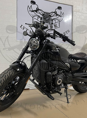 适用春风450clc改装bobber单人坐垫短尾挡泥板水箱网护杠油箱贴