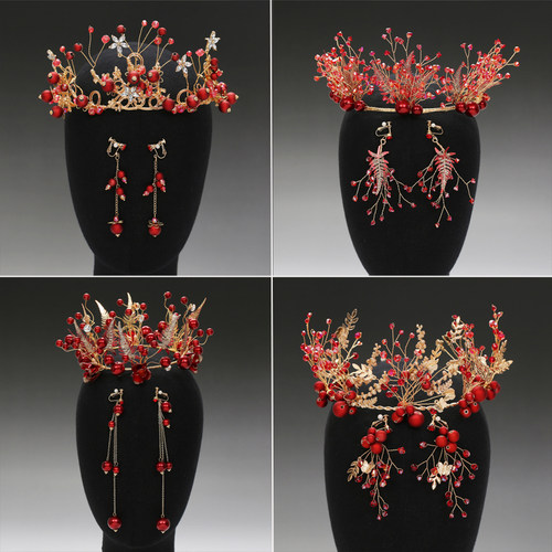 新娘头饰2019新款结婚森系仙美