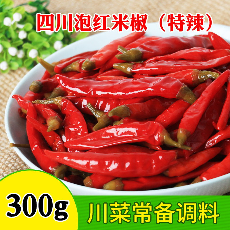 川龙泡椒泡红米椒300g*6袋