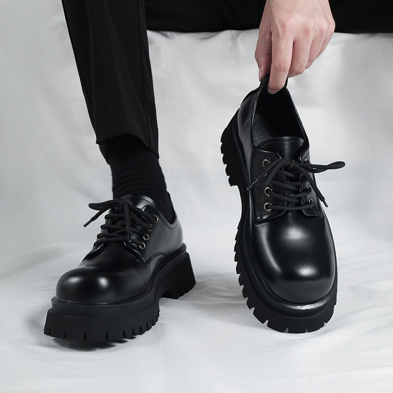 厚底高级感英伦风德比鞋情侣款