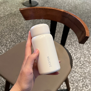 可爱迷你保温水杯女生316不锈钢口袋杯学生小巧便携简约杯子刻字