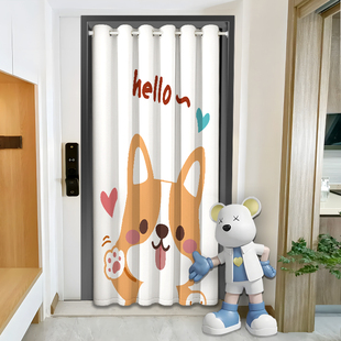 简约门帘隔断帘冬季保暖防冷气卧室房间家用卫生间对门防尘遮挡帘