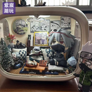 火影忍者玩偶旗木卡卡西GK手办暗部春野樱男生桌面摆件生日礼物