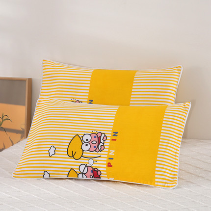 儿童学生成人纯棉枕套30*50cm宝宝4060寝室48x74CM家用全棉枕头套