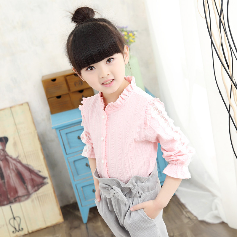 Chemise fille à manche longue - Ref 2085451 Image 3