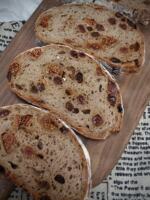 Rye sourdough hard European-style bread, rye multi-grain salty, Ruben FIG German sourdough bread thumbnail 7