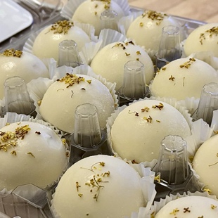 桂花酒酿大福网红雪媚娘奶油蛋糕甜点糯叽叽糕点心泡芙爆浆雪胖子