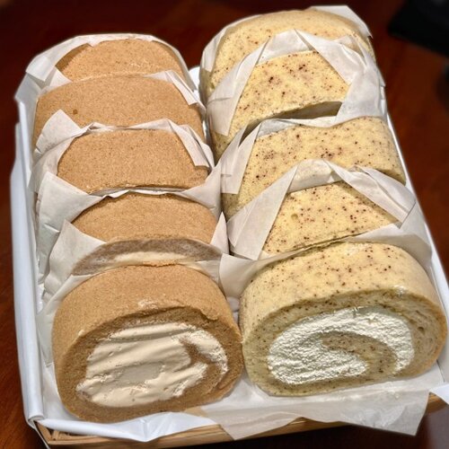 每盒8个瑞士卷超市网红食品会员店同款伯爵奶油卷恩喜蛋糕卷甜品