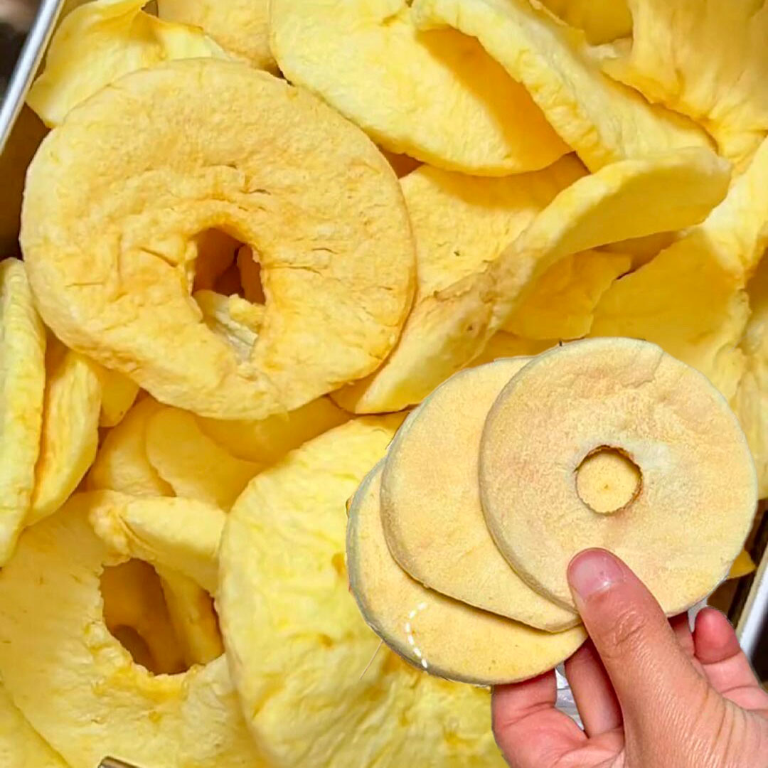 冻干苹果干烟台脱水果蔬脆苹果脆片整箱厚切苹果干儿童健康零食品