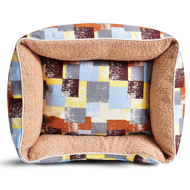 NINKIN狗窝猫窝包邮泰迪狗床边牧雪纳瑞比熊贵宾斗牛狗垫子耐抓咬