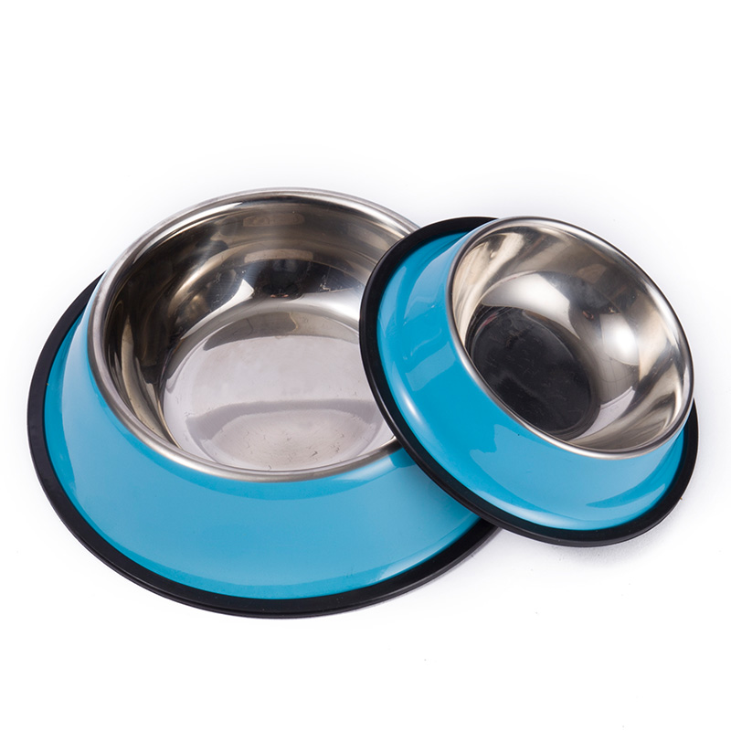 包邮狗碗猫碗狗盆不锈钢防滑狗碗狗狗萨摩泰迪金毛斗牛哈士奇食盆