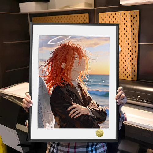 电锯人天使恶魔安吉尔同人周边装饰画