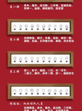 灌篮高手电影樱木花道赤木晴子安西教练摆台