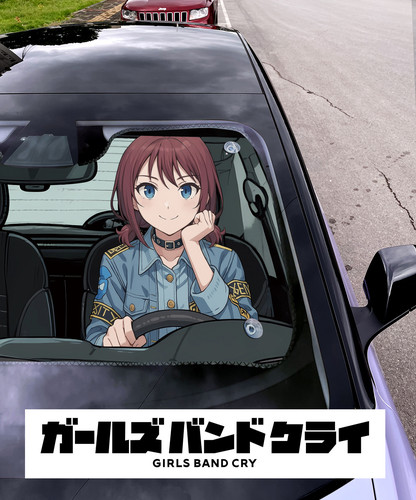 痛车防晒遮阳挡二次元GBC哭泣少女乐队的呐喊井芹仁菜河原木桃香