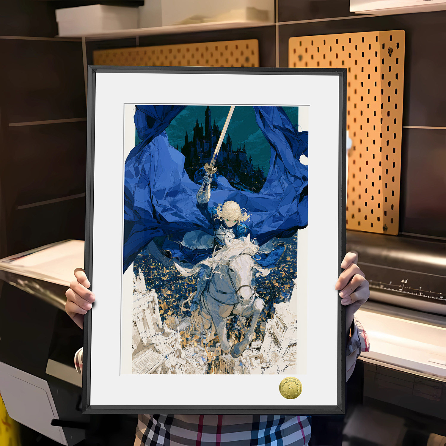 Fate吾王 Saber吾王降临同人周边装饰画