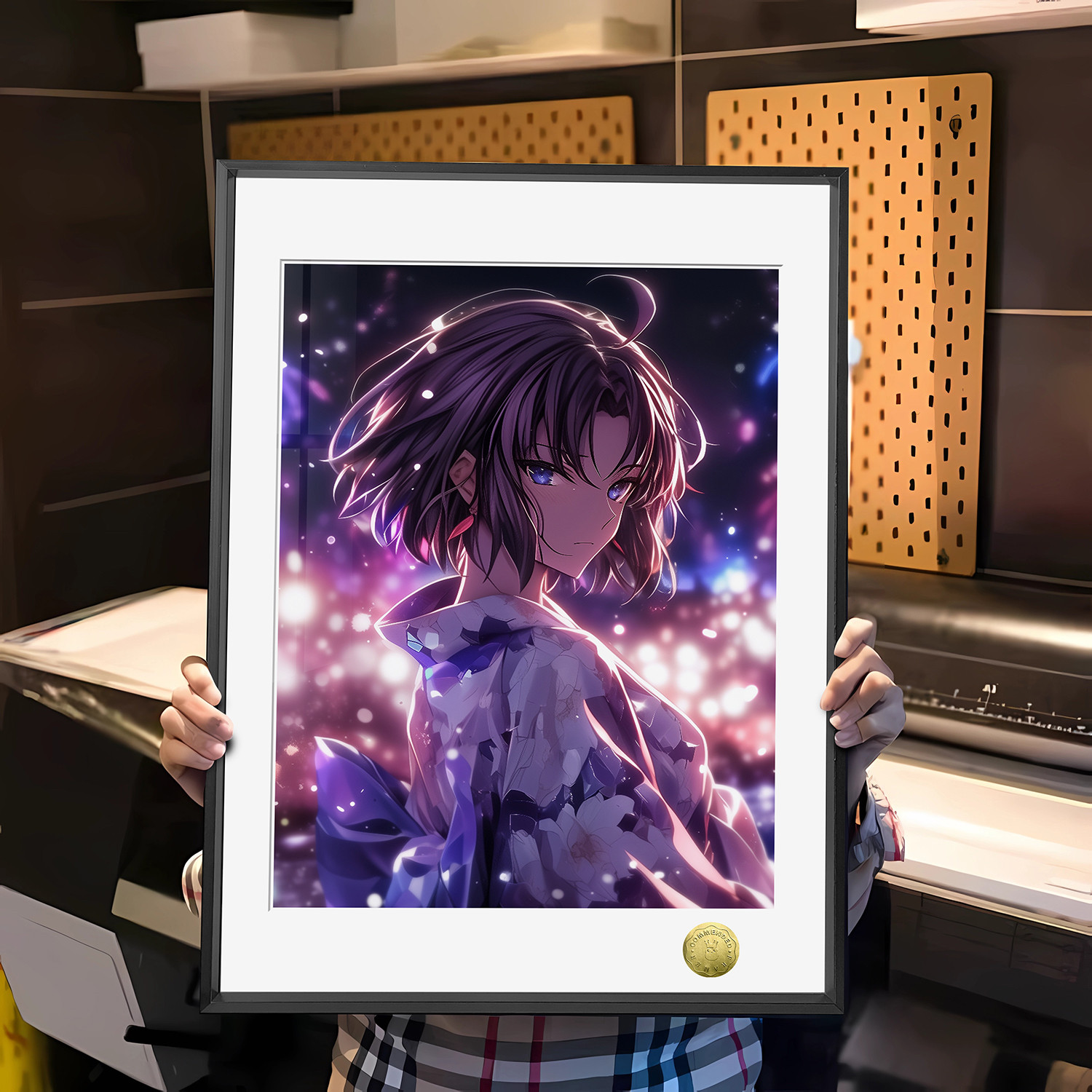 Fate/Grand Order FGO圣杯战争周边空之境界两仪式周边装饰画