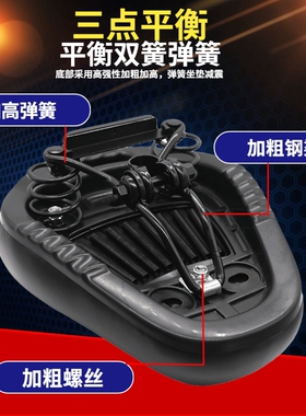 电动车车车座两轮车加大加厚超舒适超软鞍座单车坐垫坐包防水