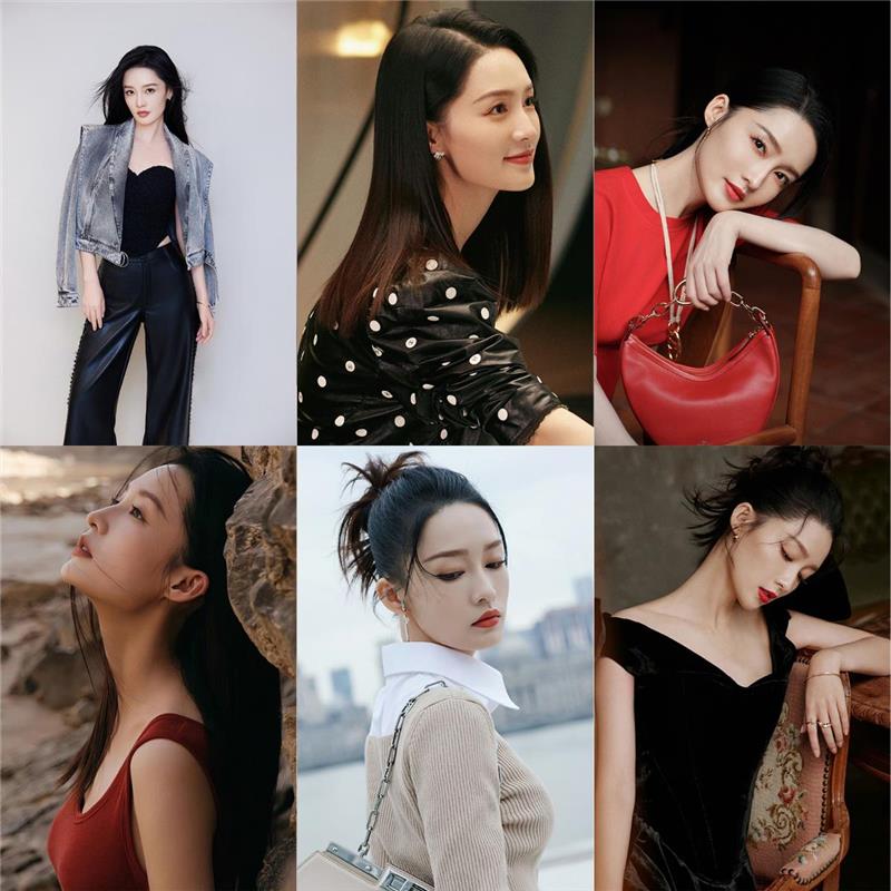 李沁海报墙贴 2024全新明星周边墙纸贴纸宿舍卧室高清写真大壁纸