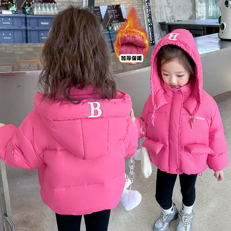 短款常规棉B类保暖羽绒服