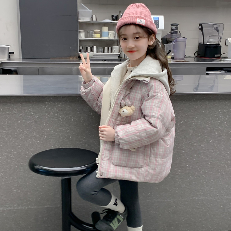 女童羽绒服2025新款洋气加厚