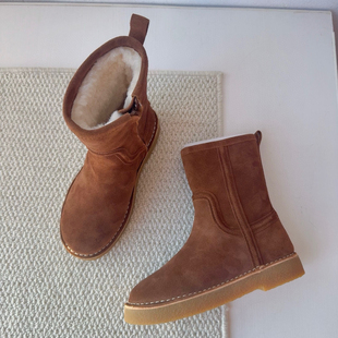 Eadie 雪地靴靴子 2025新款 鞋 皮毛一体 厚底加绒加厚爆款 Blair