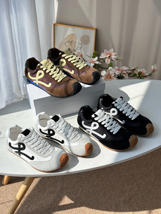 时尚 Blair 新款 女2025春款 轻便运动休闲百搭拼色平底 Eadie阿甘鞋