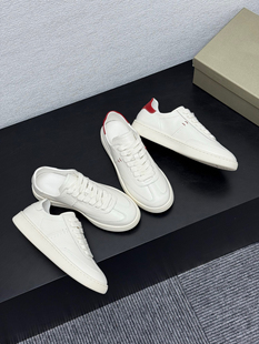 Eadie 学生小白鞋 2025新款 女休闲运动舒适板鞋 真皮小白鞋 Blair