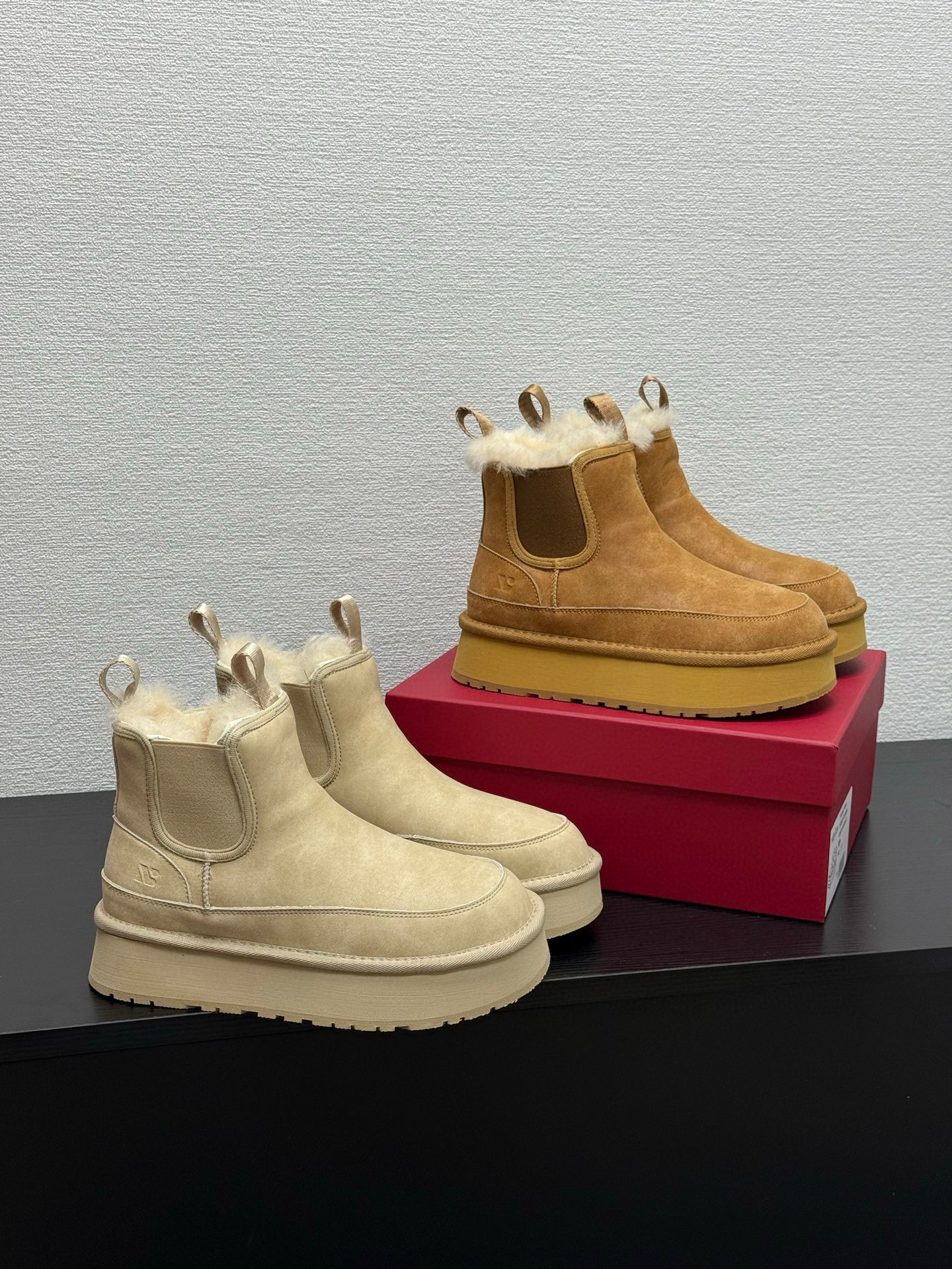 Blair Eadie 2025新款真皮毛一体雪地靴女款厚底防滑加绒加厚保暖