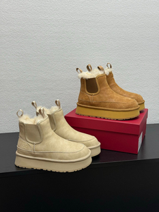 真皮毛一体雪地靴女款 2025新款 厚底防滑加绒加厚保暖 Eadie Blair