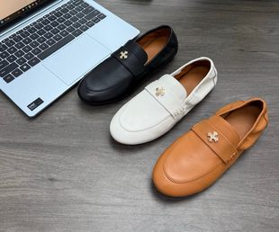 Eadie 百搭女士通勤工作鞋 2025新款 女浅口单鞋 真皮乐福鞋 Blair